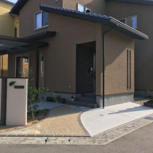 新築住宅の外廻り